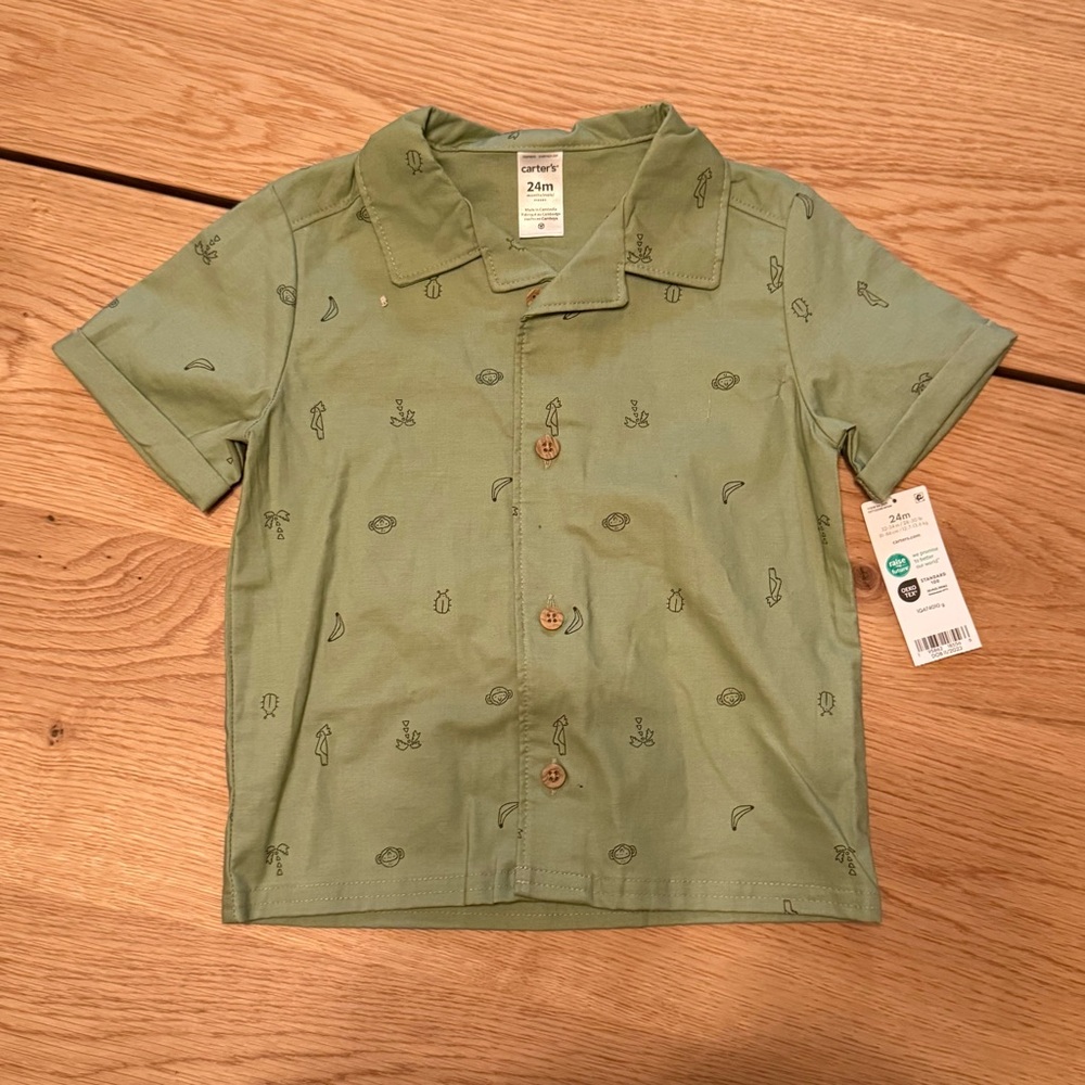Green Kids Shirt